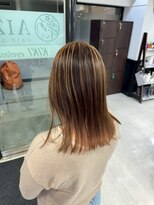 アイズ 本厚木(AIZU) アンブレラカラー ミルクティーベージュ