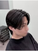 MEN’S HAIR/ニュアンスパーマ/襟足センターパート/千葉