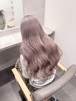 ウシワカマルガーデン(ushiwakamaru Garden)&nbsp;ピンクミルクティーベージュ/ピンクベージュ/コテ巻き