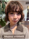 ボブパーマ/ボブ/前髪パーマ/顔まわりパーマ/ブリーチパーマ
