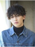 無造作ニュアンスマッシュパーマシャドウパーマ骨格矯正カット