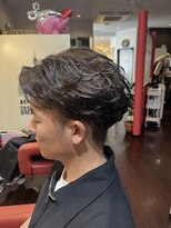 スティーナ(SUTEANA)&nbsp;フェザーパーマ×アッシュグレージュ