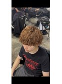 ブラウンベース波巻きシャドウ