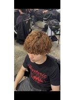 ボルド(MEN'S HAIR SALON BORDO) ブラウンベース波巻きシャドウ