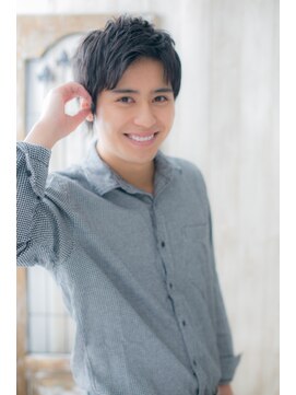 ダンディ館アダム 戸頭店 ソフトな質感★黒髪ショートb