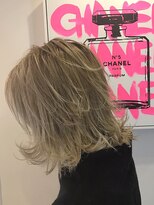 アンス 大阪梅田(ANs.)&nbsp;外ハネボブ、ダブルカラー、ハイライト、ベージュカラー