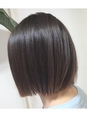 切りっぱなしボブ