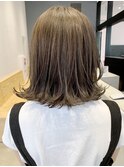 グレーボブ_スリークボブ厚めバングローライト_ba286811