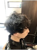 【ARCH 竹田】ミディアムマッシュ　ニュアンスパーマ