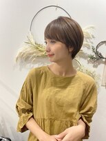 前髪カール/ネオシースルーバング/くびれボブ［銀座］