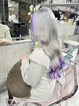 ラヴィキョート(Lavy kyoto) ホワイトシルバー×バイオレット