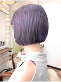 前下がりボブ / ラベンダーカラー