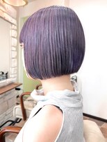 メロウ 神戸三宮(mellow) 前下がりボブ / ラベンダーカラー