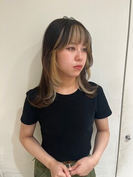 エミィ(emme) 【emme×笹川】インナーカラー/バングカラー