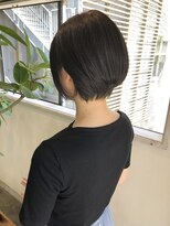 モワ 仙台(Mois)&nbsp;大人かわいい20代30代40代/ショートボブ/ブルーブラック