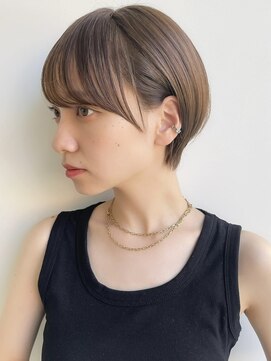 トルネード(TORNADO) 大人可愛い20代30代マッシュショートチョコレートカラー A827