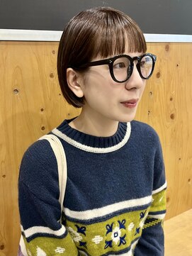 ザレミー(THE REMMY) ボブ/ミニボブ/切りっぱなしボブ/ココアブラウン/艶カラー