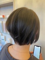 エルベ 内原店(elve)&nbsp;ショートボブ×ダークグレー