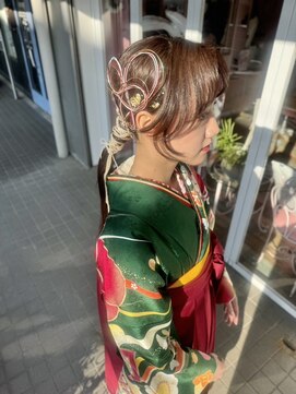 ミーネピンク 行徳店(Miene Pink) 着物ヘア＊大人かわいいヘアアレンジ20代30代40代☆【Pink】