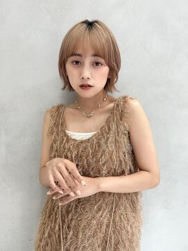 ヘア ルミナス バイ フォルテ(HAIR LUMINAS by FORTE) ぷっつりショート×ベージュカラー