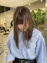 ゼスト 八王子店(ZEST) ラベンダーグレージュ/艶カラー/中明度カラー/永尾しおり