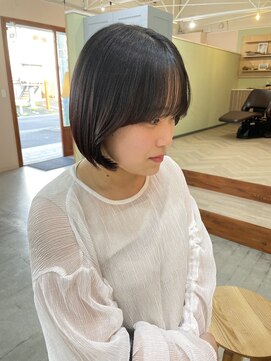 キュオンシア(CUEON. ciea) 韓国風ボブ×顔まわりカット