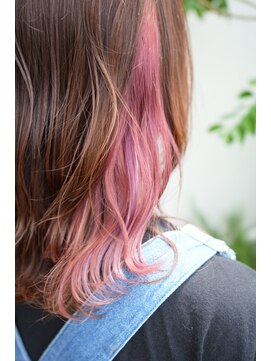 チェロ(CHERO) ★美髪インナーカラー大人可愛い＃モテ髪＃ピンクカラー