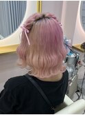もこもこハーフツイン