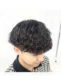 メンズカット メンズパーマ 波巻きプードル 【RANDY】