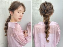 大イベント前のヘアセットお任せください♪トリートメント/カラー/縮毛矯正/韓国/前髪カット/ヘアセット