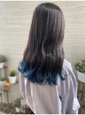 長町南美容室PASSION☆ブルー裾カラー