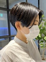 エリマ 武蔵小杉(elima)&nbsp;大人ショートボブヘア切りっぱなしボブ丸みショートヘア30代★
