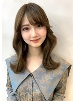 ユーフォリア 銀座本店(Euphoria) 山村/グレージュくびれヘア/前髪カット/ヘッドスパ/髪質改善銀座