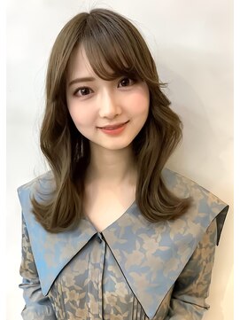 ユーフォリア 銀座本店(Euphoria) 山村/グレージュくびれヘア/前髪カット/ヘッドスパ/髪質改善銀座