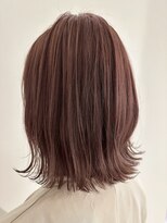 アヴァンスクロス あべのルシアス店(AVANCE.CROSS)&nbsp;ブリーチありのピンクベージュ×髪質改善カラー