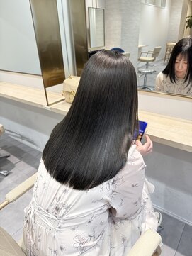 アオ(Ao) Aoヘアスタイル 髪質改善カラー オリーブグレージュ