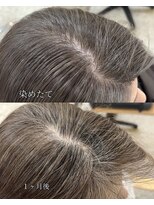 30代40代50代白髪ぼかし丸みショートくびれショート