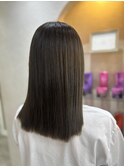 オリーブベージュ/ヘアカラー/メンテナンスカット