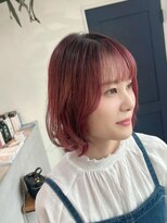 アーブル ヘアーアンドメイク(ARBRE) デザインカラー髪質改善トリートメントボブ