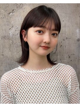 ガーデンヨコハマ(GARDEN YOKOHAMA) ミディアム　ワイドバンク　チャコールグレー　暗めカラー