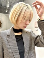 アリエッタ ギンザツー(ARIETTA GINZA2)&nbsp;ブリーチカラー/ハイトーンホワイト/ショート/ボブ