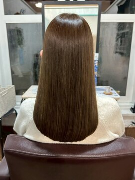 コルテ 倉敷西坂店(CoRte.) 髪質改善ストレート/チャコールグレー/天使の輪/艶髪/艶カット