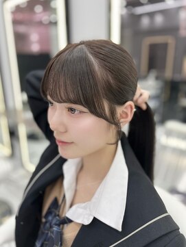 ラルム 新宿(LARME SHINJUKU) ☆王道モテのポニーテールでも盛れる顔周りカット☆