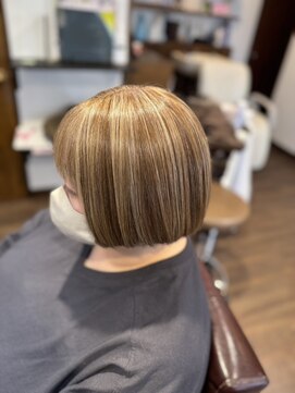 【ROOM】ハイライトはお任せください！ミルクティーグレージュ