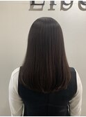 酸性ストレートセミロング
