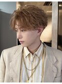 MEN’S HAIR/波巻きツイストスパイラル/リバースセンターパート
