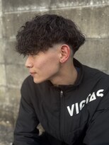 クロム(CHROM) 【海外風パーマ】カラーなしスペインカール