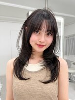 サンドイエナ 横浜店(sand yena)&nbsp;くびレイヤーボブルフネビージュ小顔ワンレンこなれミディ