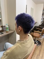 アジュテ(ajouter)&nbsp;攻めのバイオレットカラー！メンズ刈り上げベリーショート