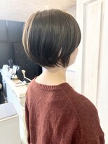 キャアリー(Caary) 福山Caary王道丸みショート簡単スタイリング夏ヘア30代40代50代